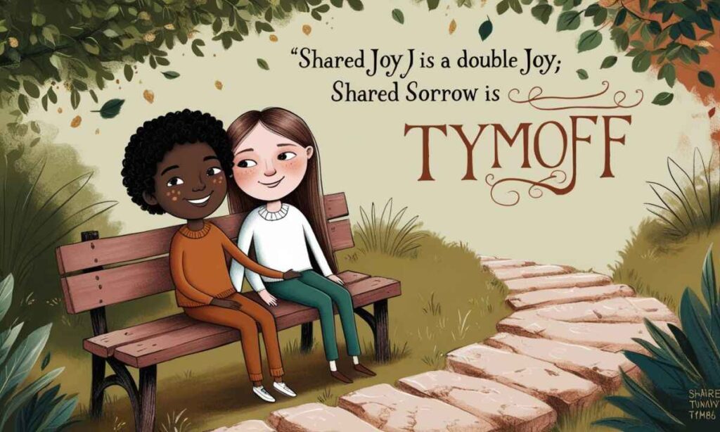 Shared Joy is a Double Joy; Shared Sorrow is Tymoff