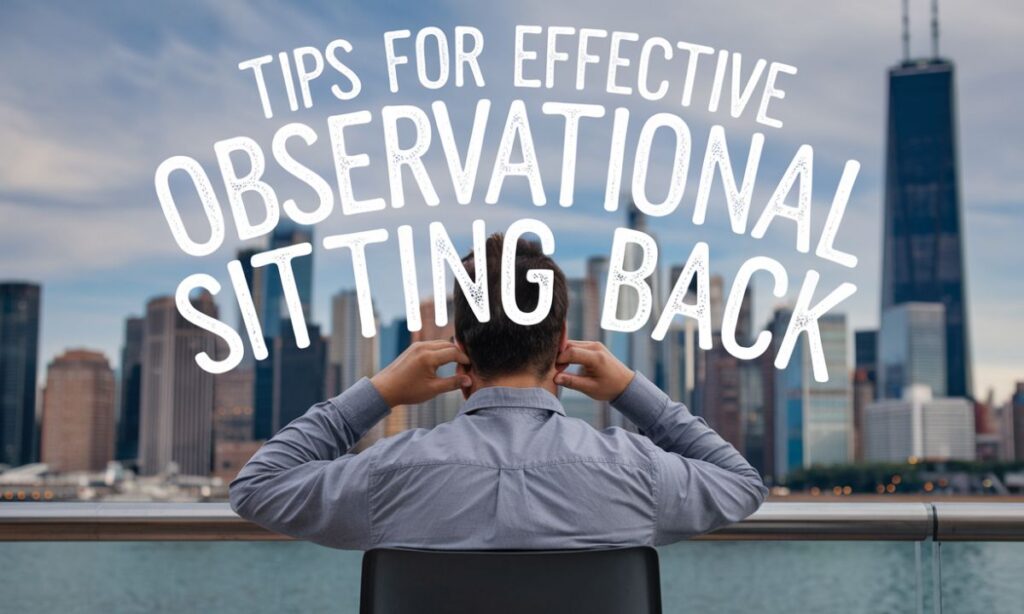 Tips for Effective Observational Sitting Back